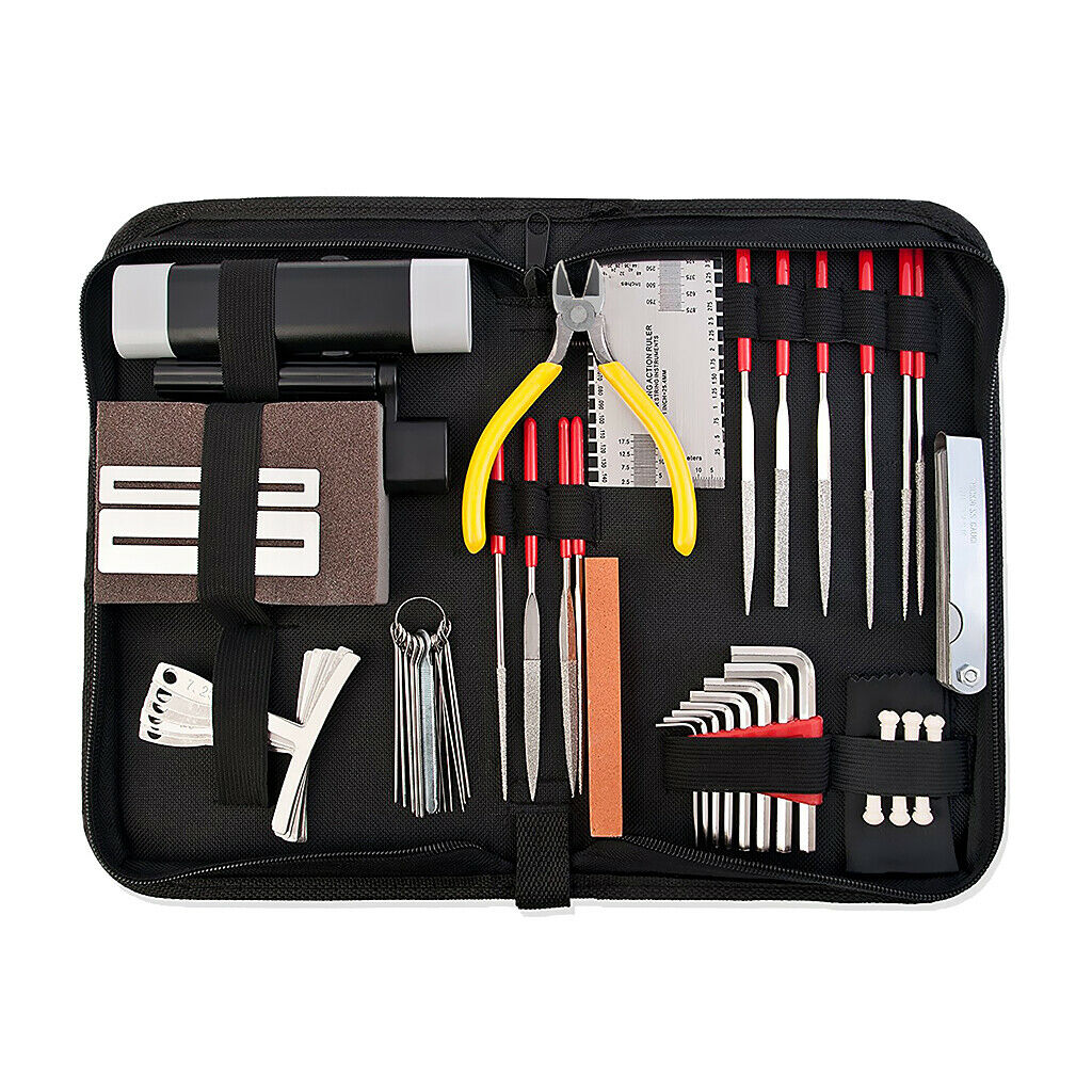 Guitar Repairing Tool Kit Includes Fret Rocker Fret Leveling Bar Parts Accs