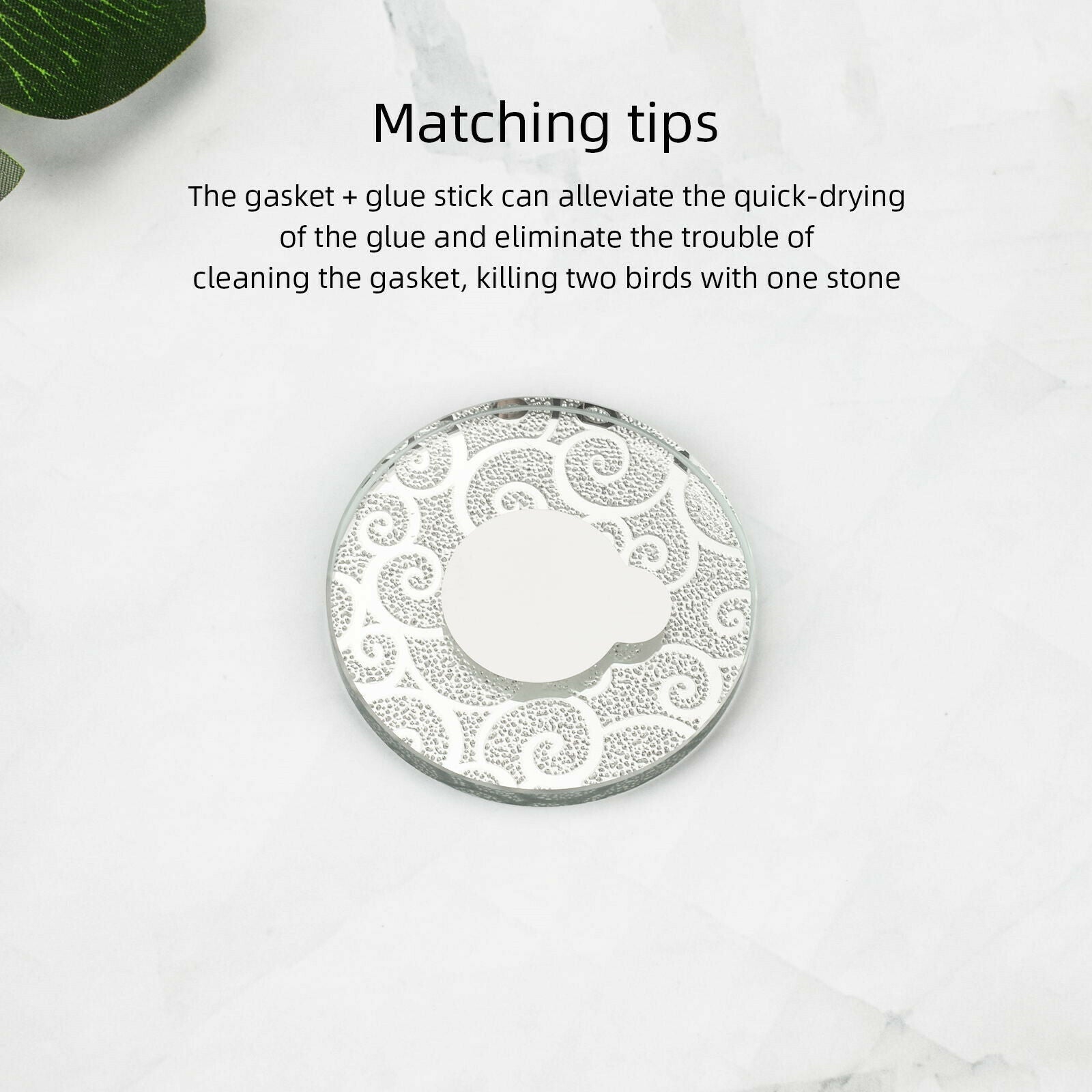 For Grafting And Planting Eyelashes Crystal Glass Table Gasket Pad Dripping Tool