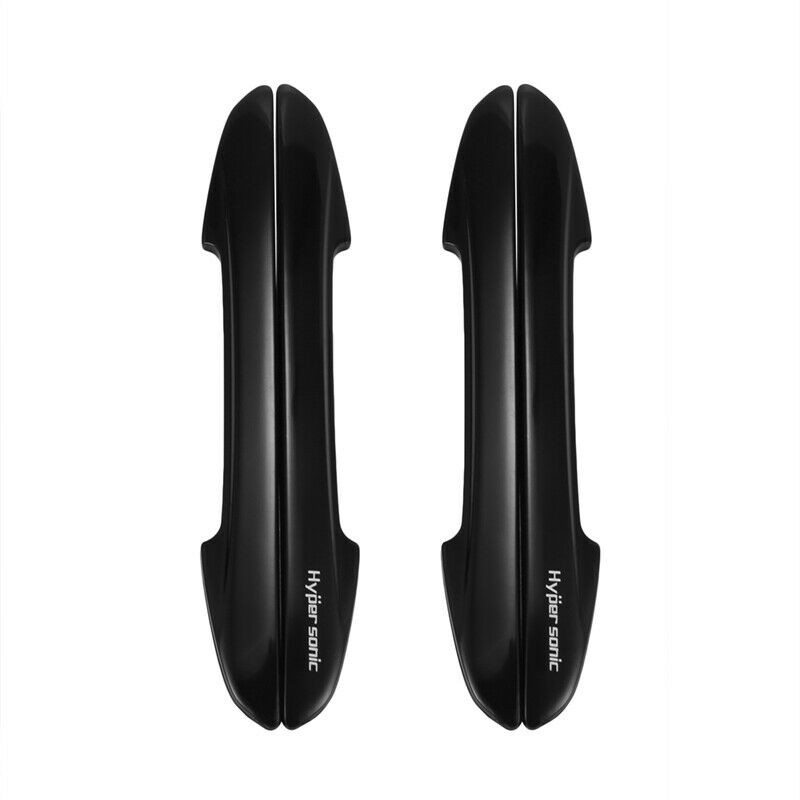 Hypersonic Car Door Edge Protectors Plastic Door Guard Black 4PCS L4T6