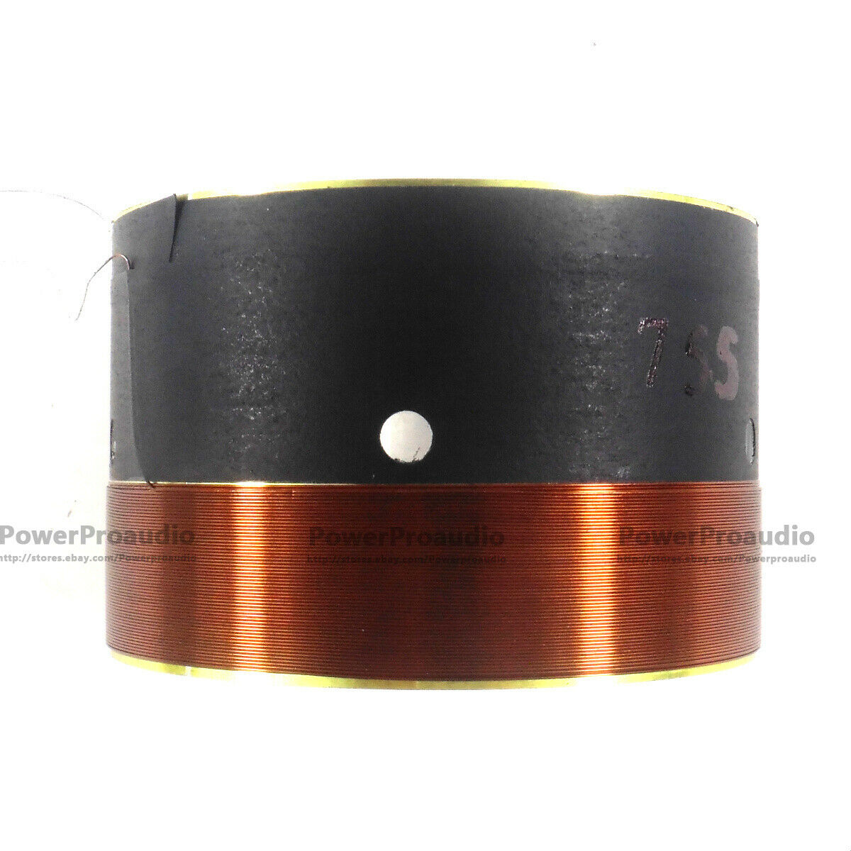 8pcs(4pair)  75.5mm White aluminum Bass voice coil Pure copper Round wire 8ohm