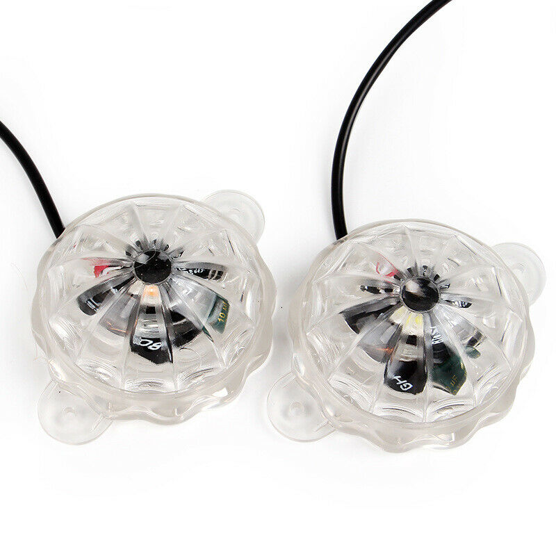 2PCS LED Colorful Light Car Motorcycle Vihicle Under Body Atmosphere Lamps 10W