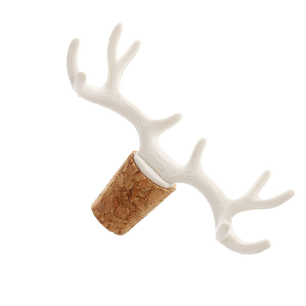 Deer Antler Christmas Red Wine Champagne Bottle Cork Stopper Party Supplies