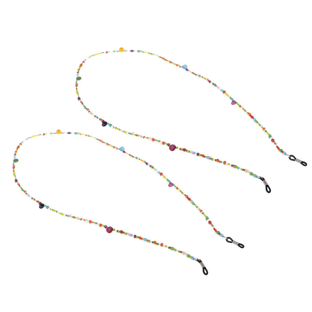 2pcs Colorful Acrylic Eyeglass Sunglasses Holder