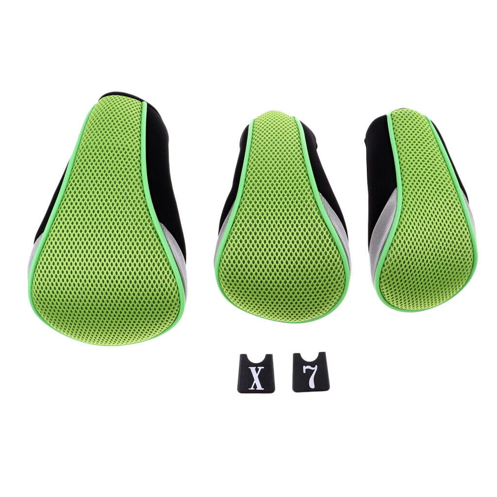 3x golf headgear Golf wood driver protection headgear