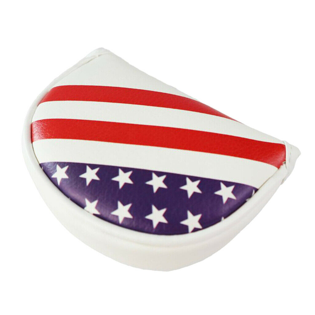 Cute Mallet Headcover Center Shaft Head Cover Magnetic Golfer Equipment
