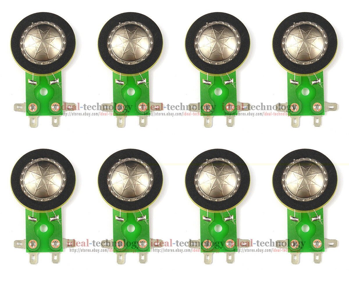 Lot/8 pcs of 8 ohm Diaphragm 25.5mm 25.4mm (1 inch) Titan Dome horn voice coil