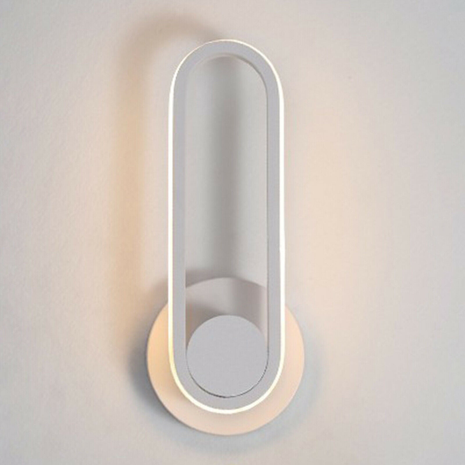 Wall Lights 360 Lighting Adjustable LED Wall Sconce for Modern white