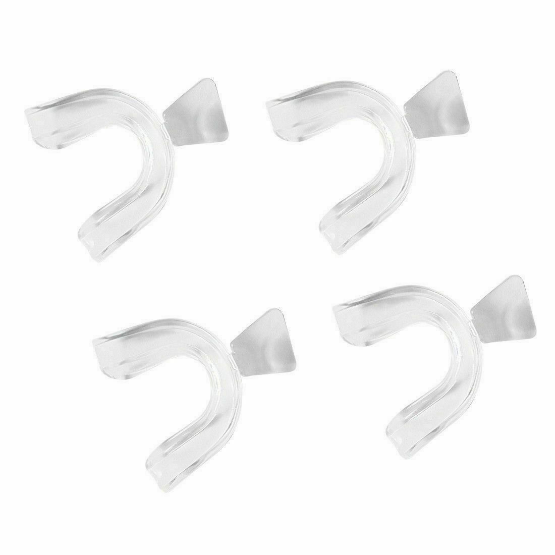 4 x Teeth Whitening Mouth Trays Guard Shields Gum Moulds Remouldable Bleaching
