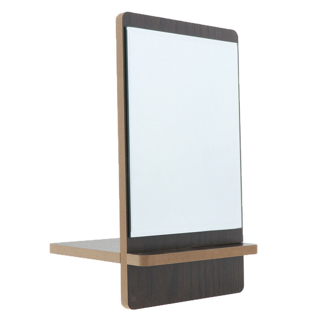 Tabletop Makeup Folding Mirror Detachable Bathroom Cosmetic Shaving Mirror L