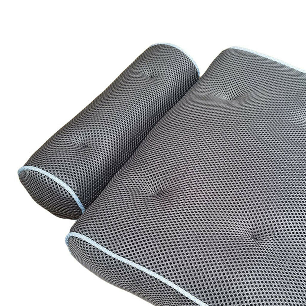 Luxury Bathtub Bath Pillow Suction Hot Tub Head Support Rest Cushion Comfort