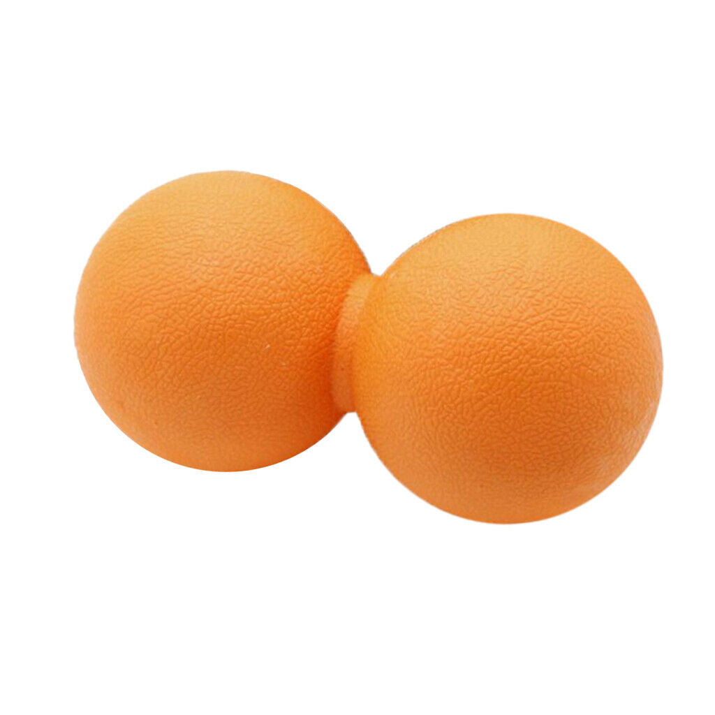 Peanut Lacrosse Ball Deep Tissue Mobility Ball   Point Massage Orange