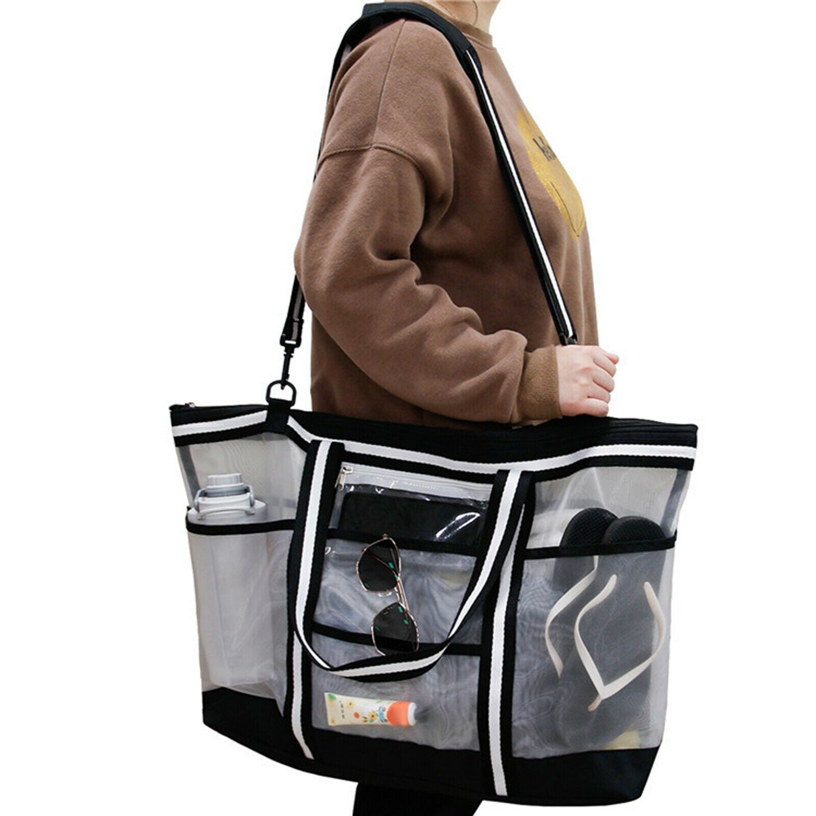 Beach Bag Beach Tote Bag Women Swimming Bag Beach Picnic Travel Bag Tote