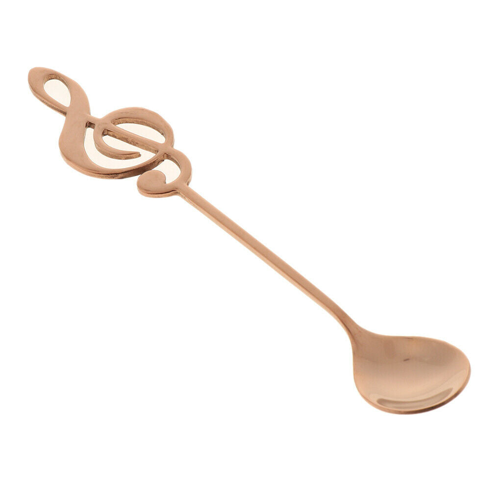 Stainless Steel Coffee Spoon Cocktail Stirring Spoons Multicolor PinkGold