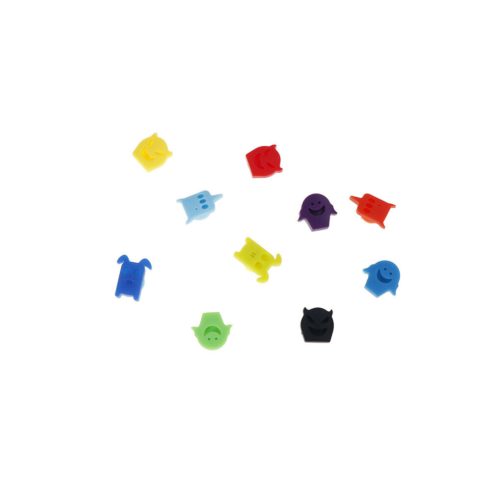 10X Party Suction Cup Wine Glass Silicone Label Rubber Glasses RecognizerM.l8