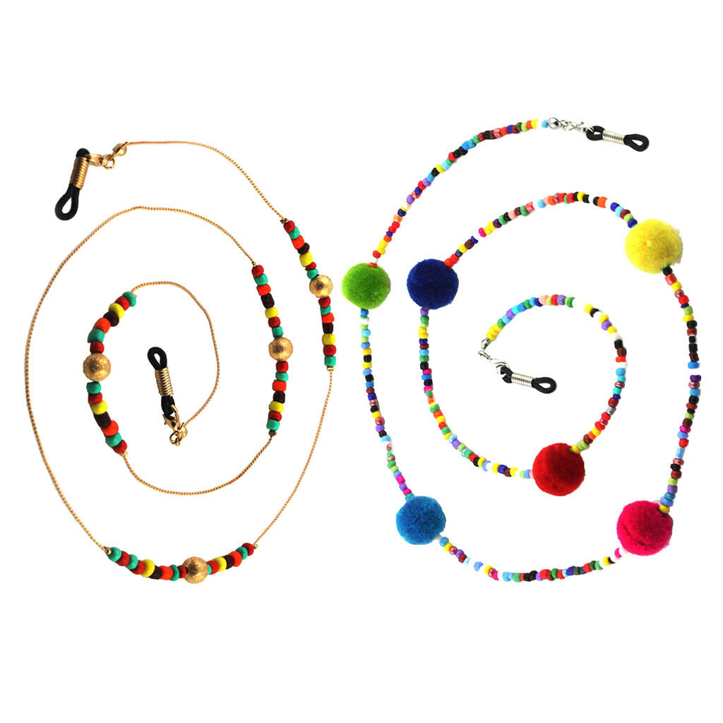 2x Sport Spectacle Cord Eyeglass Strap Eyeglass Chain Eyeglass Sunglasses,