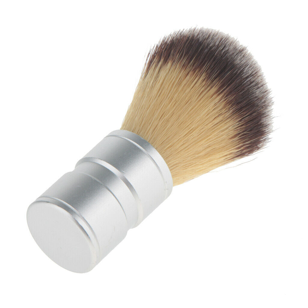 Beard High Density Shaving Brush And Plastic Soap Cup Tray