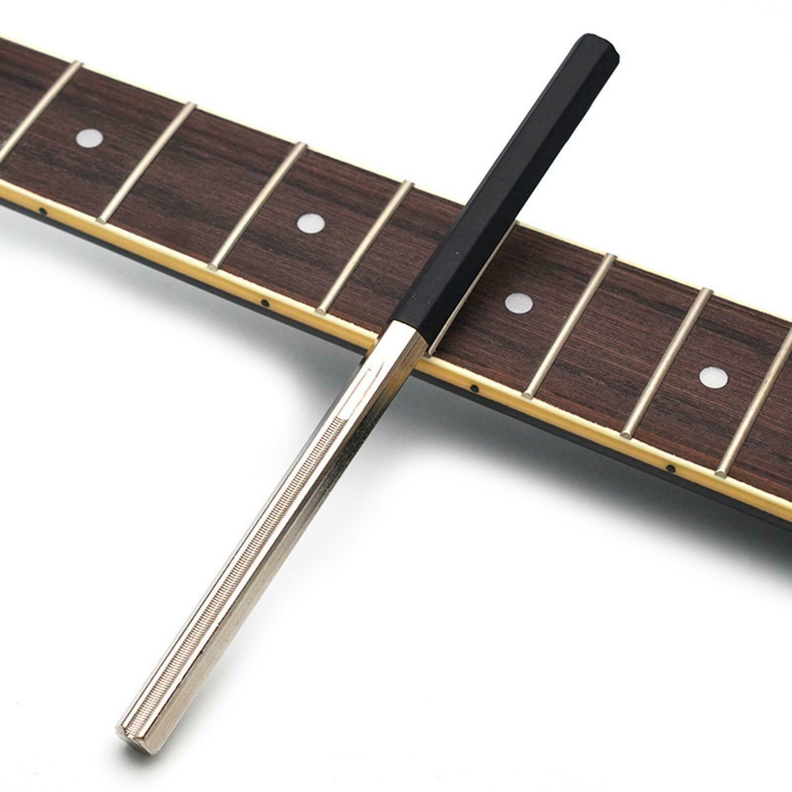 6x Guitar Fret Crowning File Dressing File 3 Size Edges Luthier Tool Kits Set