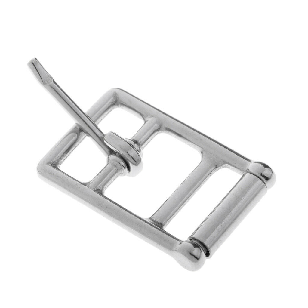 Replacement Bridle Buckle with Roller and Double Bar for Halter Hardware,