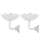 2pcs Aquarium Fish Tank Shrimp Feeding Food Dish Tray Feeder Container Clear