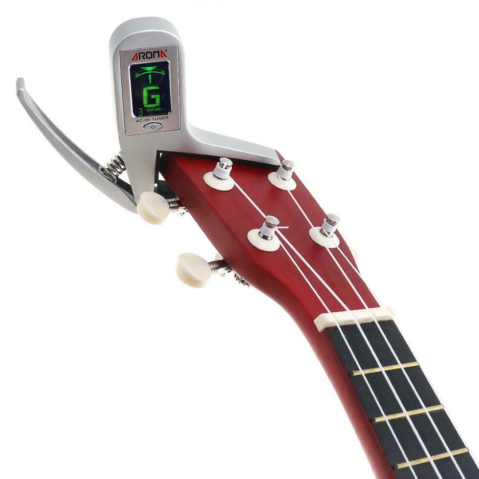 2 IN 1 Guitar Tuner Capo Professional Smart Combination of Metal Capo Tuner