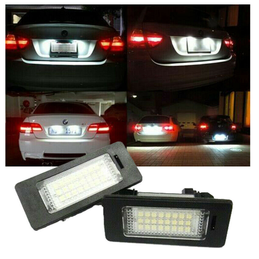 2x 24LED Error Free License Plate Light For BMW E90 E91 E92 E93 M3 E82 E88