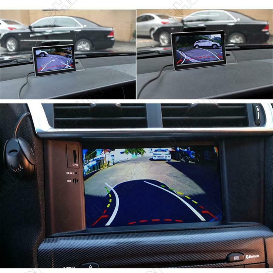 DC 12V HD Night Vision Car Rear View Camera with Dynamic Trajectory Parking Line