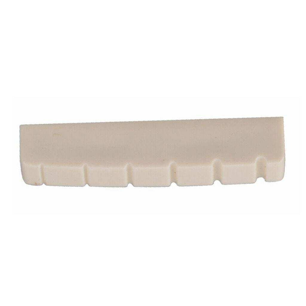 6pcs Acoustic Guitar Bridge Pins with 2pcs Bridge Saddle and Nuts Set Accessory