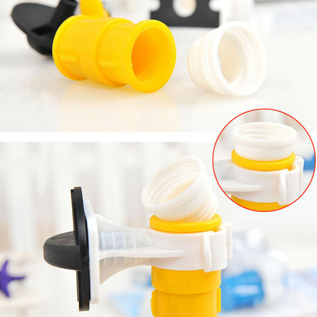 Water Drinker Bottle Dispenser Feeder Fountain Head for Pet Cat Dog  Red