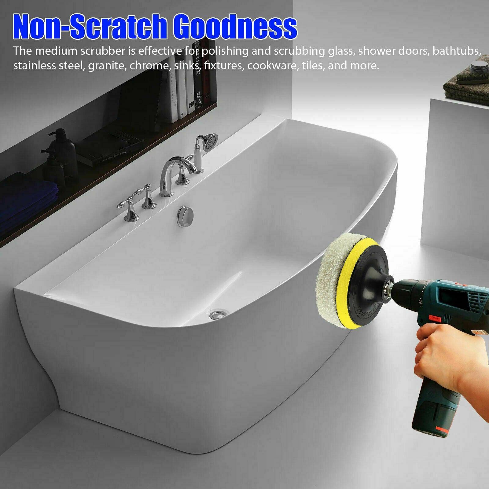 Drill Brush Power Brush Scrubber Cleaning Kit Attachments All Purpose Deep Clean