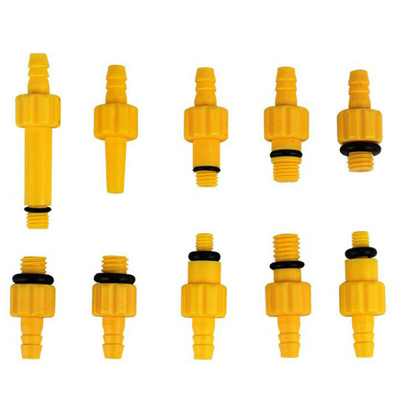 Bicycle Hydraulic Disc Brake Bleed Adapters Set Copper Metal Oil Funnel BikeBDA