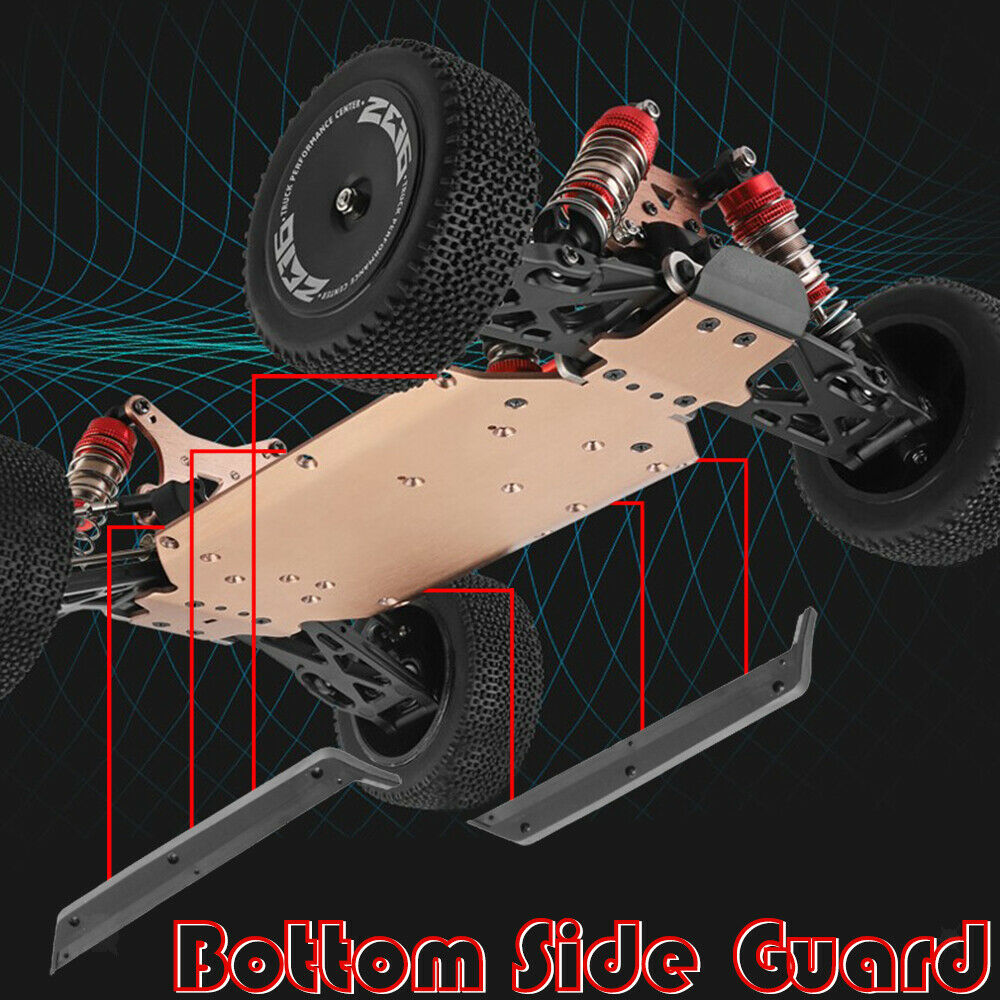 Bottom Side Guard Assembly for Wltoys 1:12 Scale 124018 Vehicle Spare Black