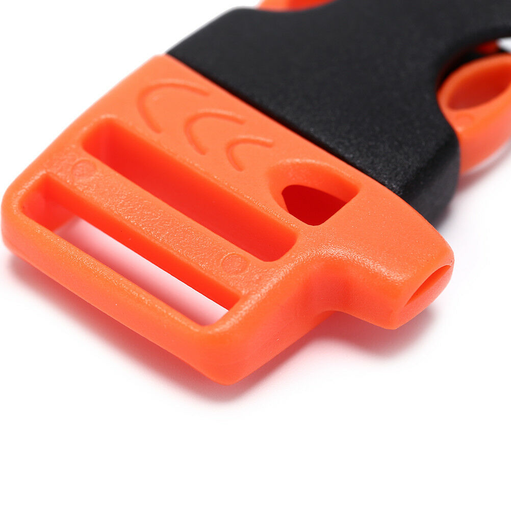 5pcs Survival Whistle Buckle Plastic Buckles For Paracord Bracelet/ Backp.l8