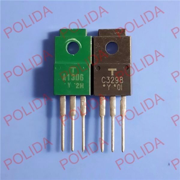 10pairs TOSHIBA TO-220F 2SA1306-Y/2SC3298-Y 2SA1306/2SC3298 A1306/C3298