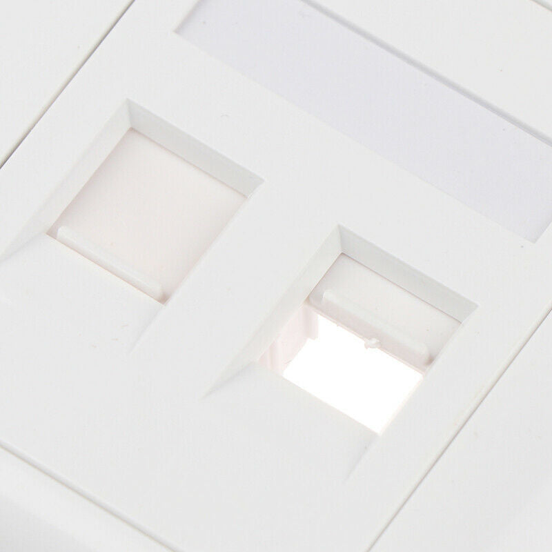 86 Type Computer Socket Panel RJ45 Cable Interface Outlet Wall Sock.l8