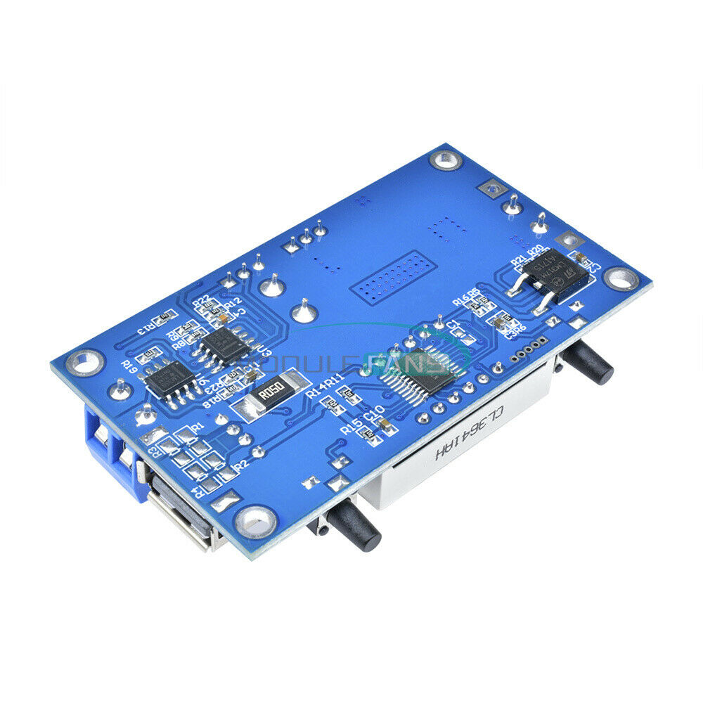 USB Voltmeter LED Drive 5A CC/CV Step down Lithium Charger Power Module w/ CASE