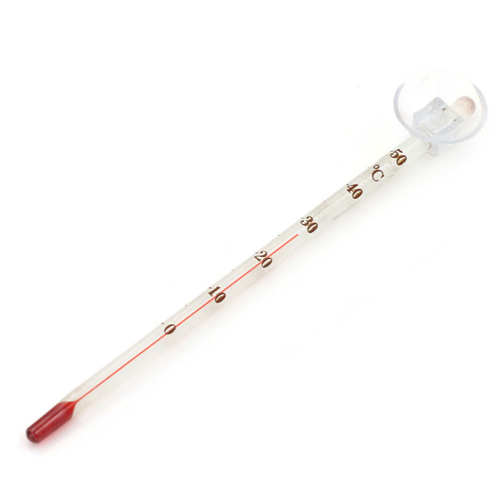 Aquarium Submersible Glass Thermometer with Suction Hydrometer Fish Tank t.l8