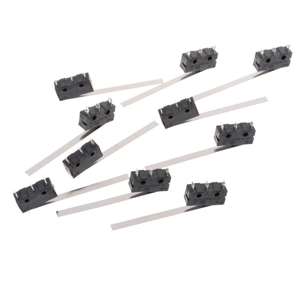 10PCS V-153-1C25 Limit Switch Long Straight Hinge Lever Type SPDT Micro SwitchSJ