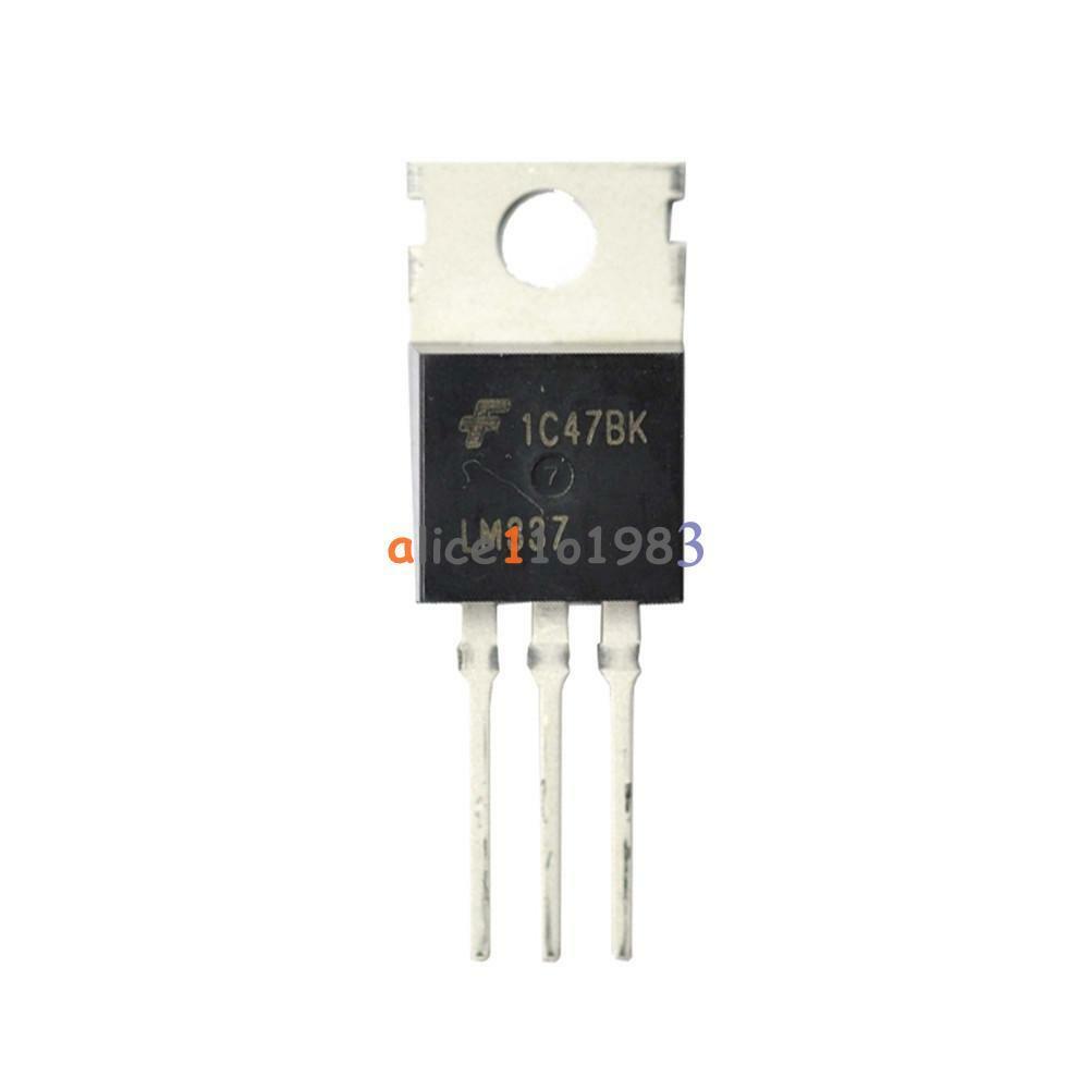 30Pcs LM337 LM337T ADJ Negative Voltage Regulator IC 1.5 New