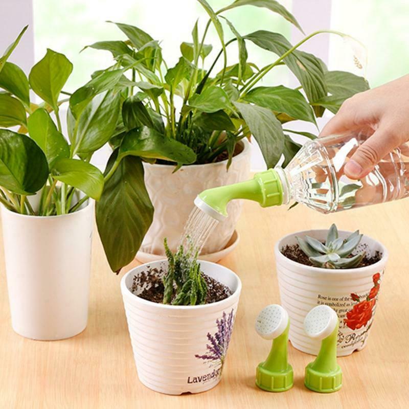 Gardening Plant Watering Attachment Spray-head Drink Bottle Water Can Waterers
