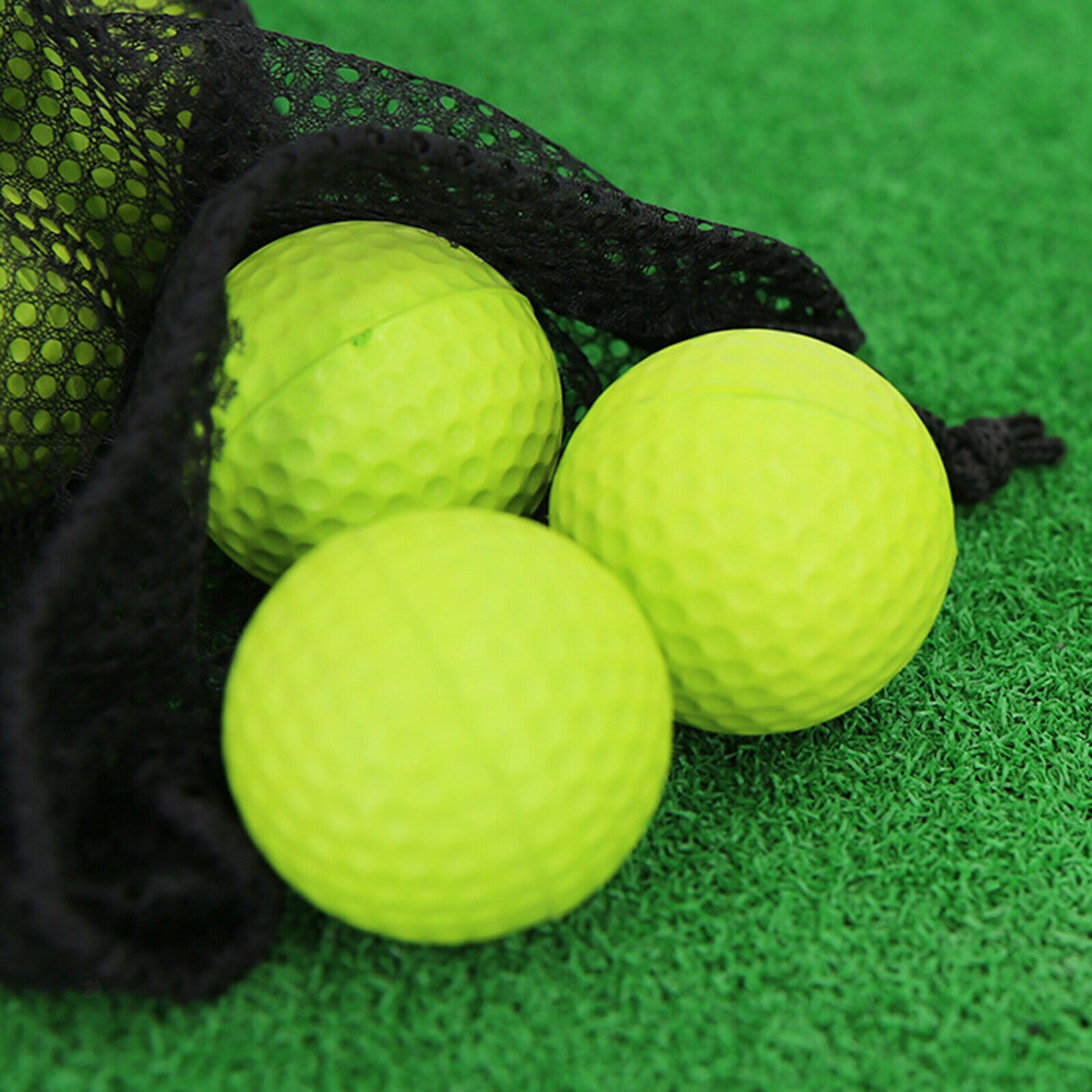 Golf PU Dimple Foam Practice Balls Sponge Indoor Outdoor Training Golf Balls