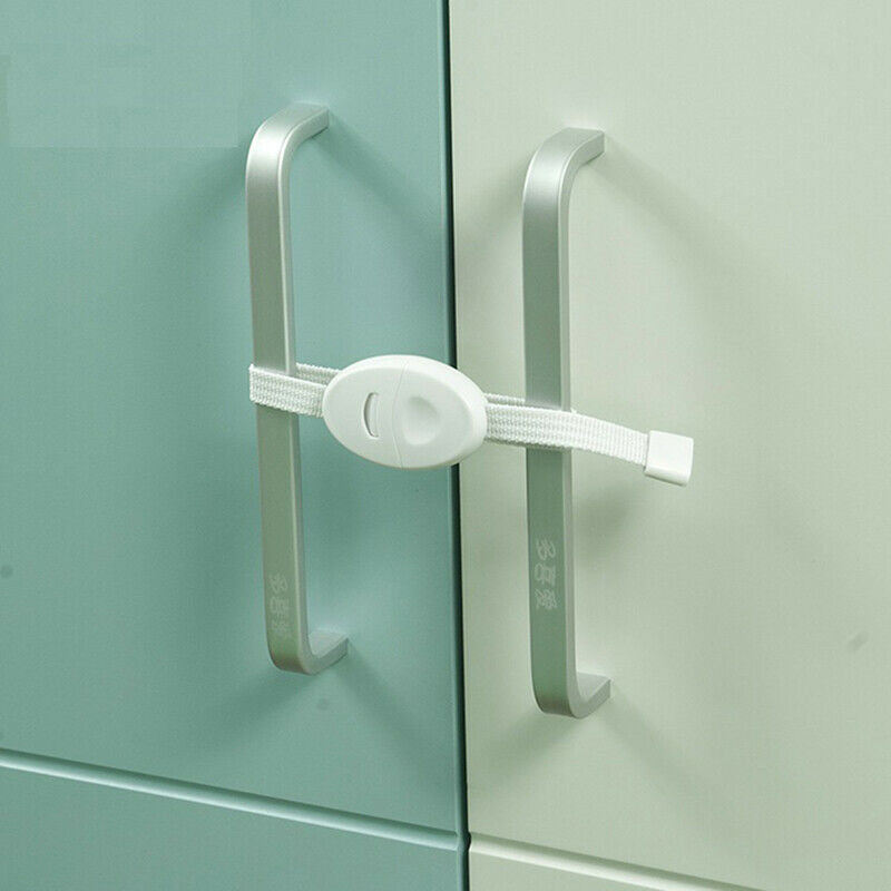 2Pcs Baby Safety Locks Furniture Restrictor Kids Protection Cupboard Fridge D Fx