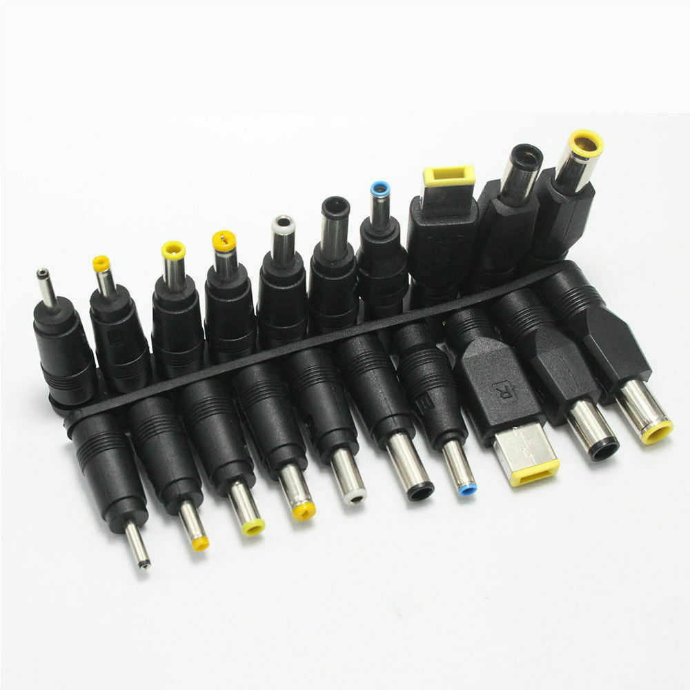 10Pcs/Set DC 5.5x2.1mm to Multi-type Male Jack for AC Power Laptop Adapter
