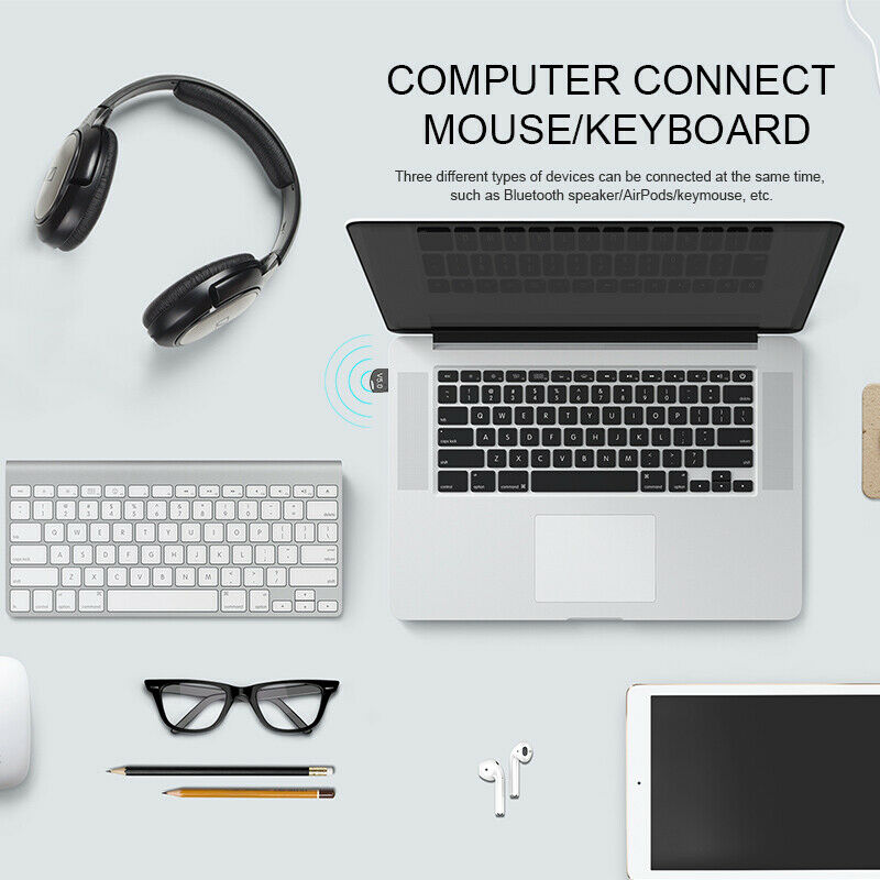 Bluetooth Adapter USB Dongle for Computer PC Wireless USB Bluetooth TransmitteE1