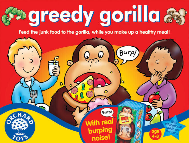 Orchard Toys 041 Greedy Gorilla  Kids Childrens British made Game 4 - 8 Years