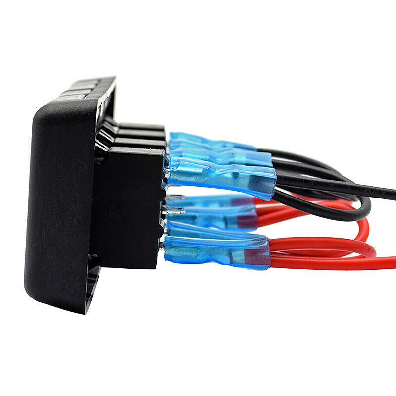Car Yacht RV 4 Gang Switch Panel On-Off Two Gears with Dustproof and WaterprooA3