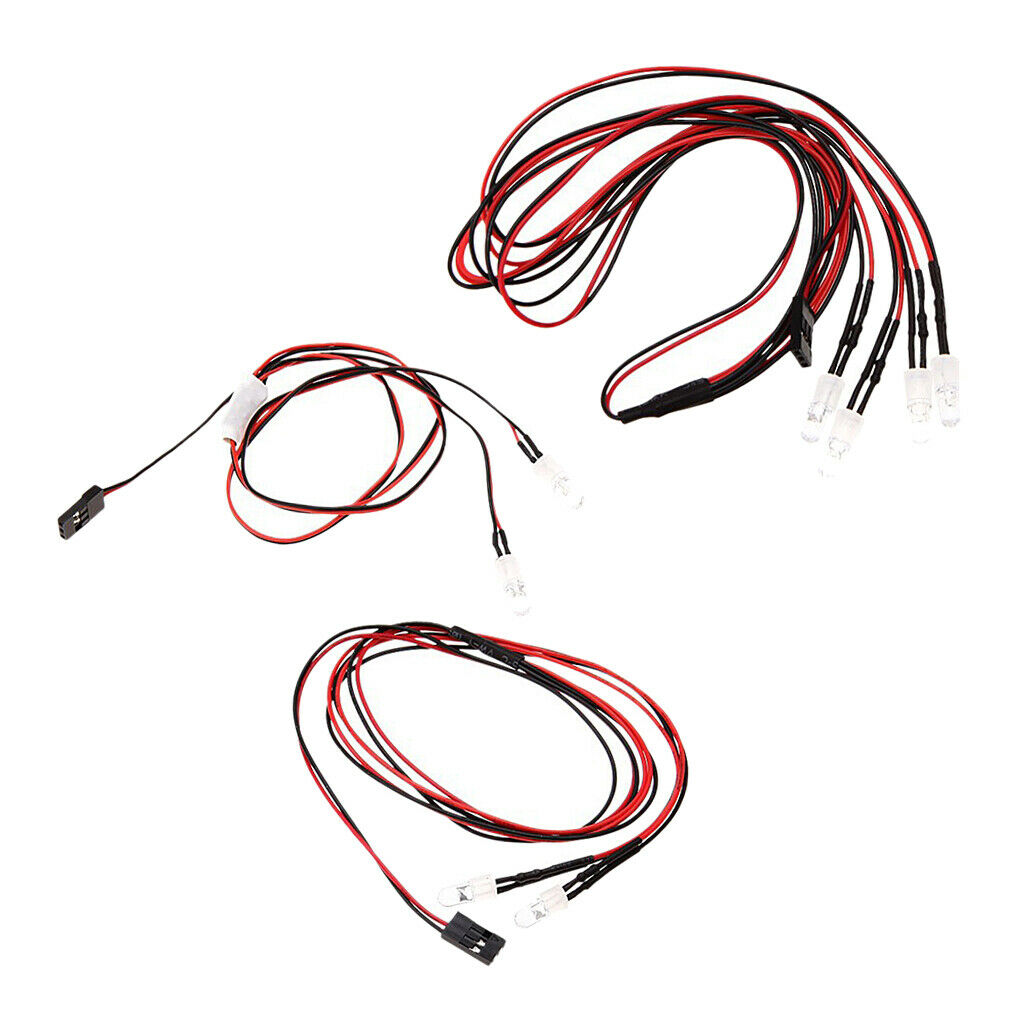 5mm Tail Lights Turn Signal Lights Suit for 1:10 RC Car Color Blue Red White