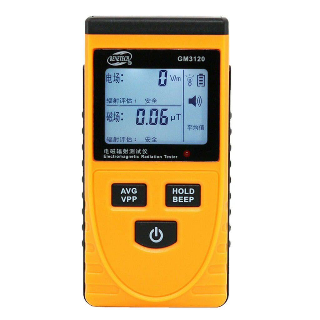 GM3120 Digital Electromagnetic Radiation Detector Meter Electric 1-1999V/m