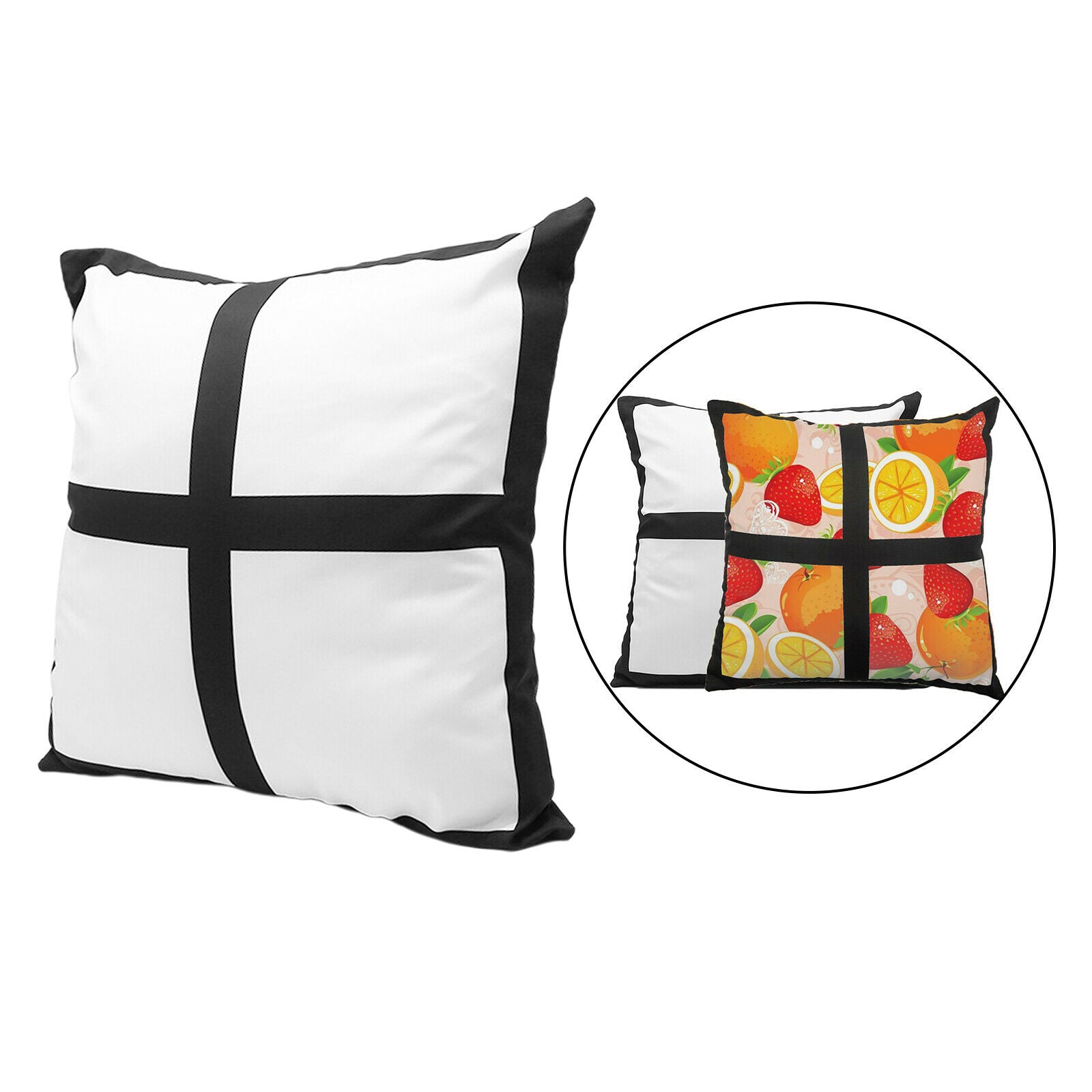 Heat Press Printing Sublimation Blanks Pillow Cases Cushion Covers 40x40cm