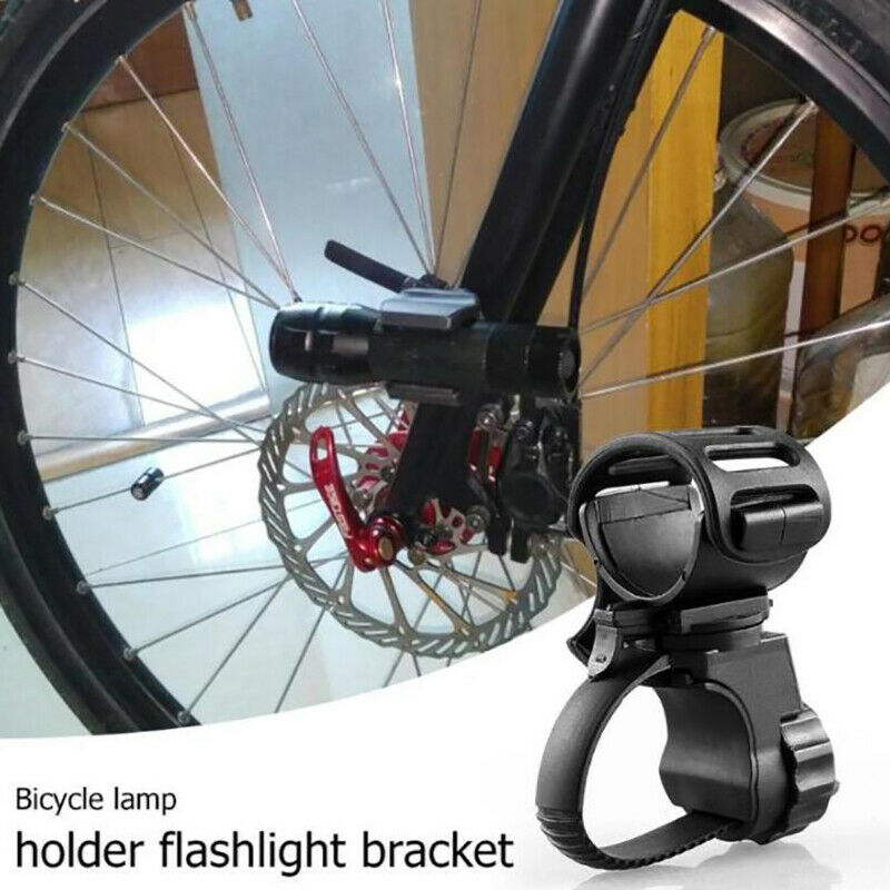 1Pc Bike Lamp 360 Degree Rotatable Front Light Clip Lantern Bicycle Acces.l8
