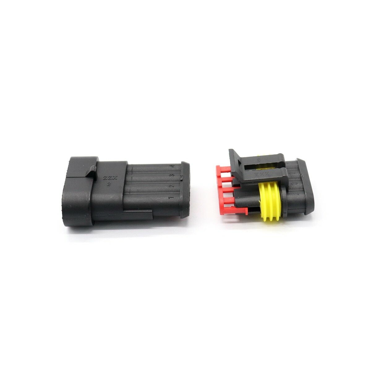 New Waterproof 5Pcs 6 Pin Way Electrical Connector 1.5mm Terminals Heat Shrink